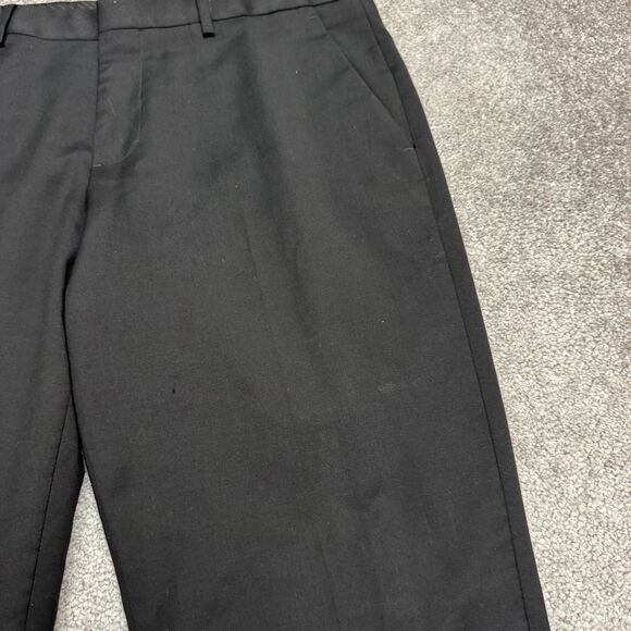 Express Photographer Wool Blend Dress Pants Men 32x32 Black Straight Leg Stretch - Picture 6 of 15